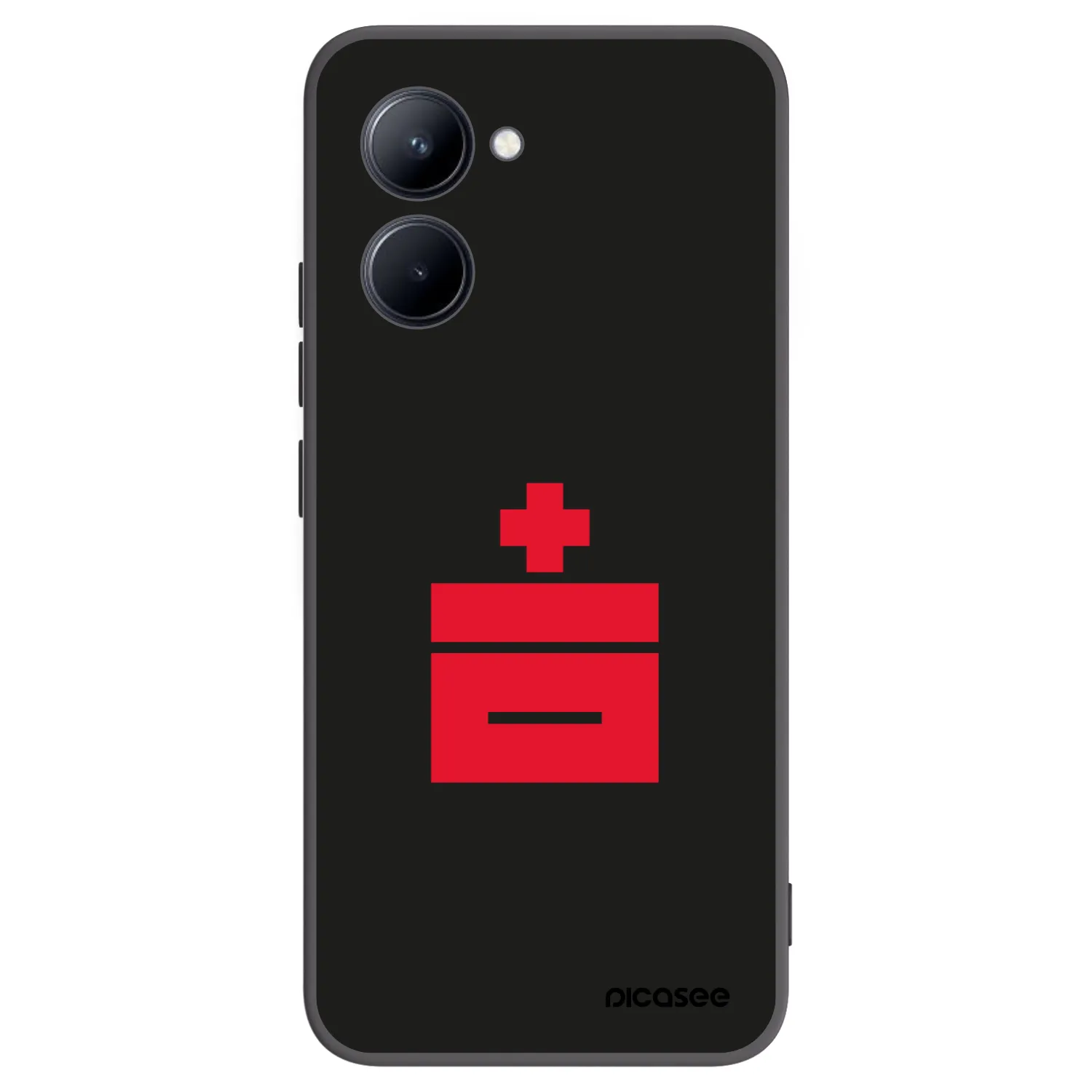 Picasee husă neagră din silicon pentru Realme C33 (2023) - Le Plastenciaga