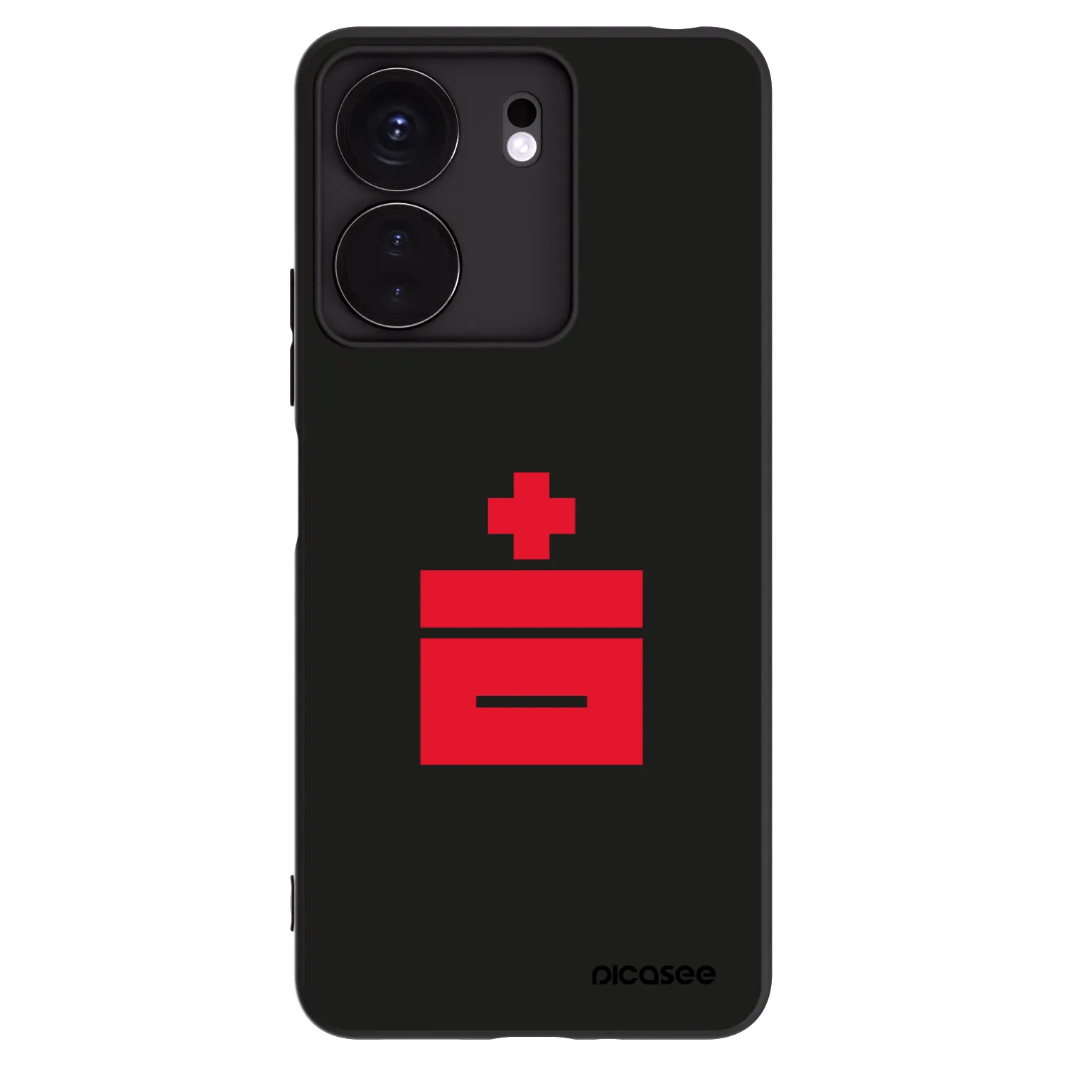 Picasee husă neagră din silicon pentru Xiaomi Redmi 13C 4G - Le Plastenciaga