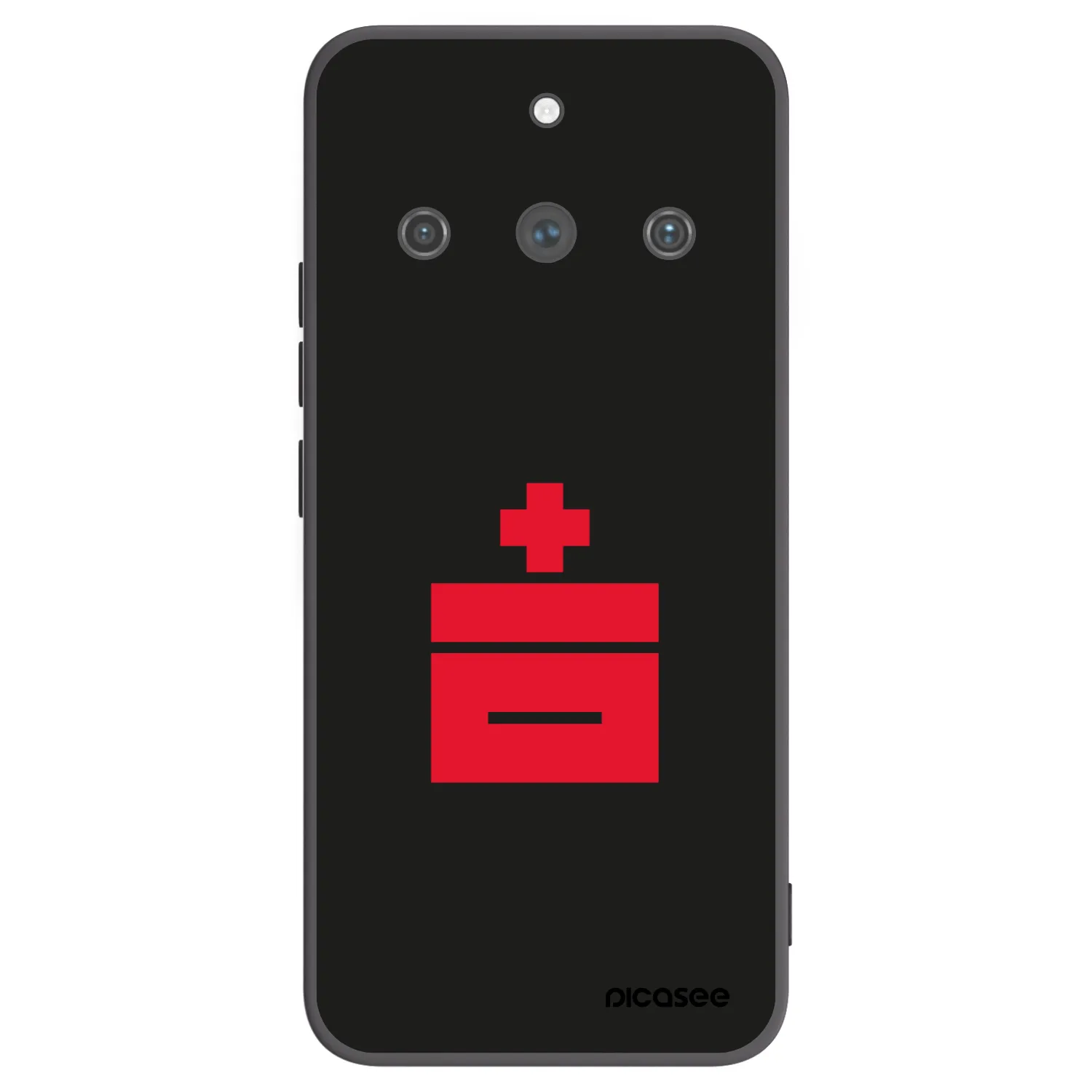 Picasee husă neagră din silicon pentru Realme 11 Pro+ - Le Plastenciaga