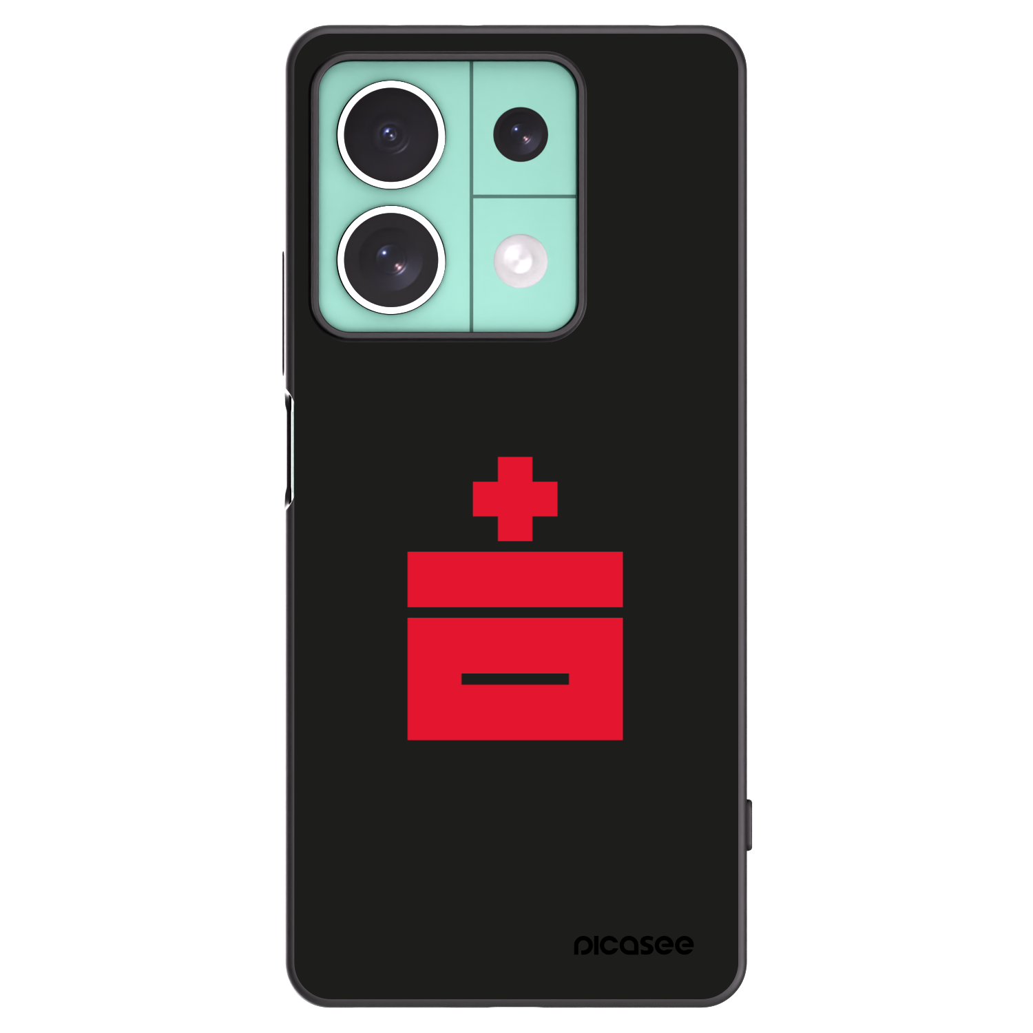 Picasee husă neagră din silicon pentru Xiaomi Redmi Note 13 5G - Le Plastenciaga