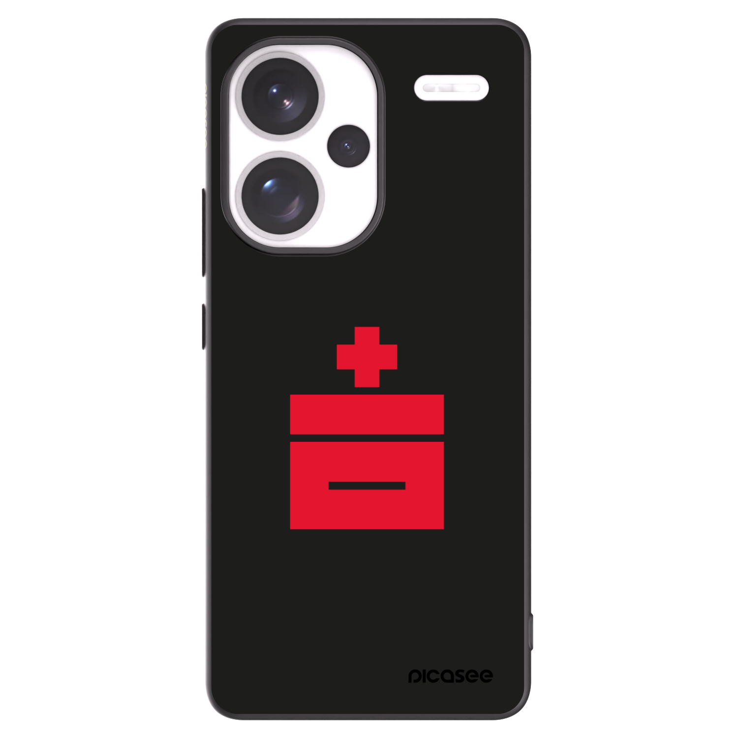 Picasee husă neagră din silicon pentru Xiaomi Redmi Note 13 Pro+ 5G - Le Plastenciaga