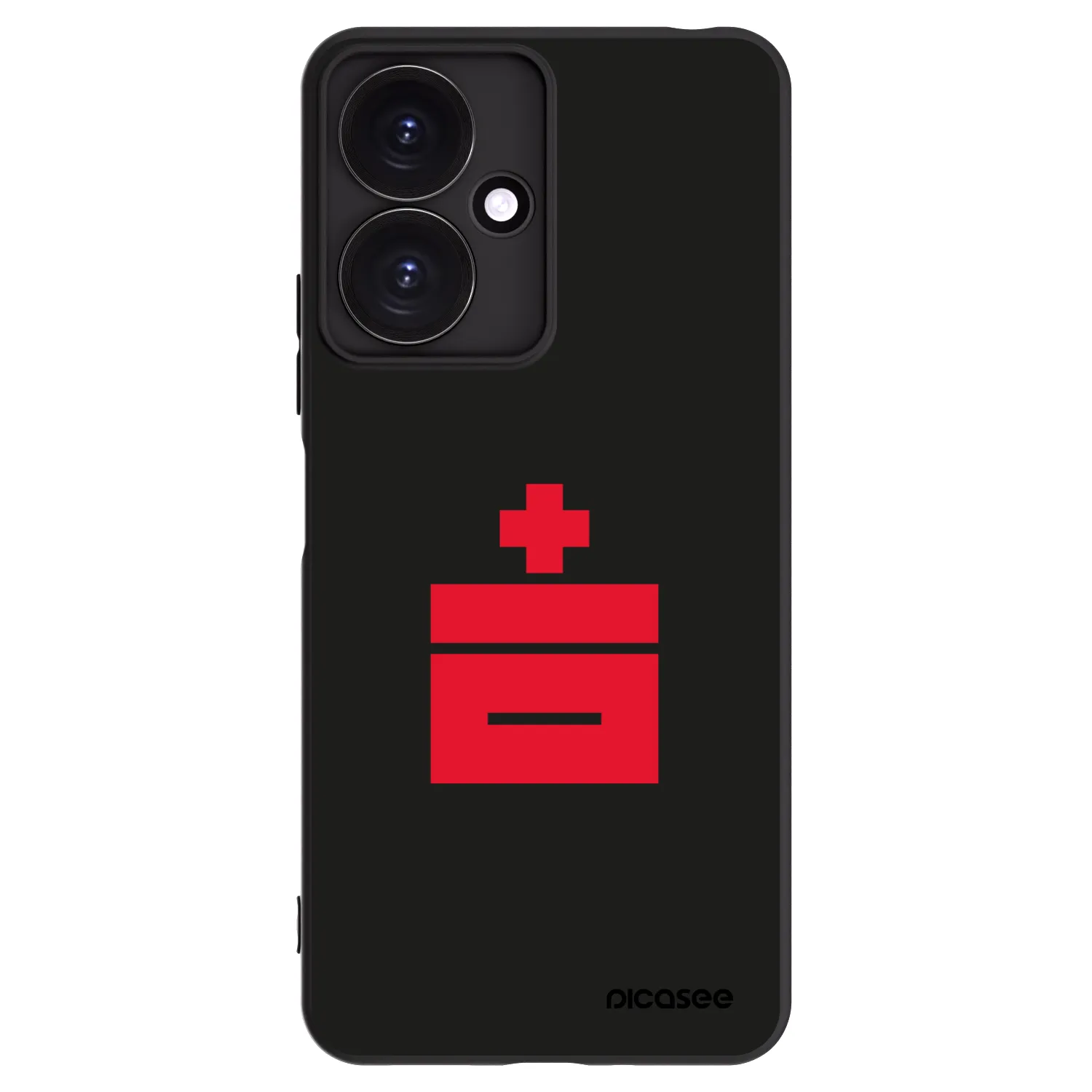 Picasee husă neagră din silicon pentru Xiaomi Redmi 13C 5G - Le Plastenciaga