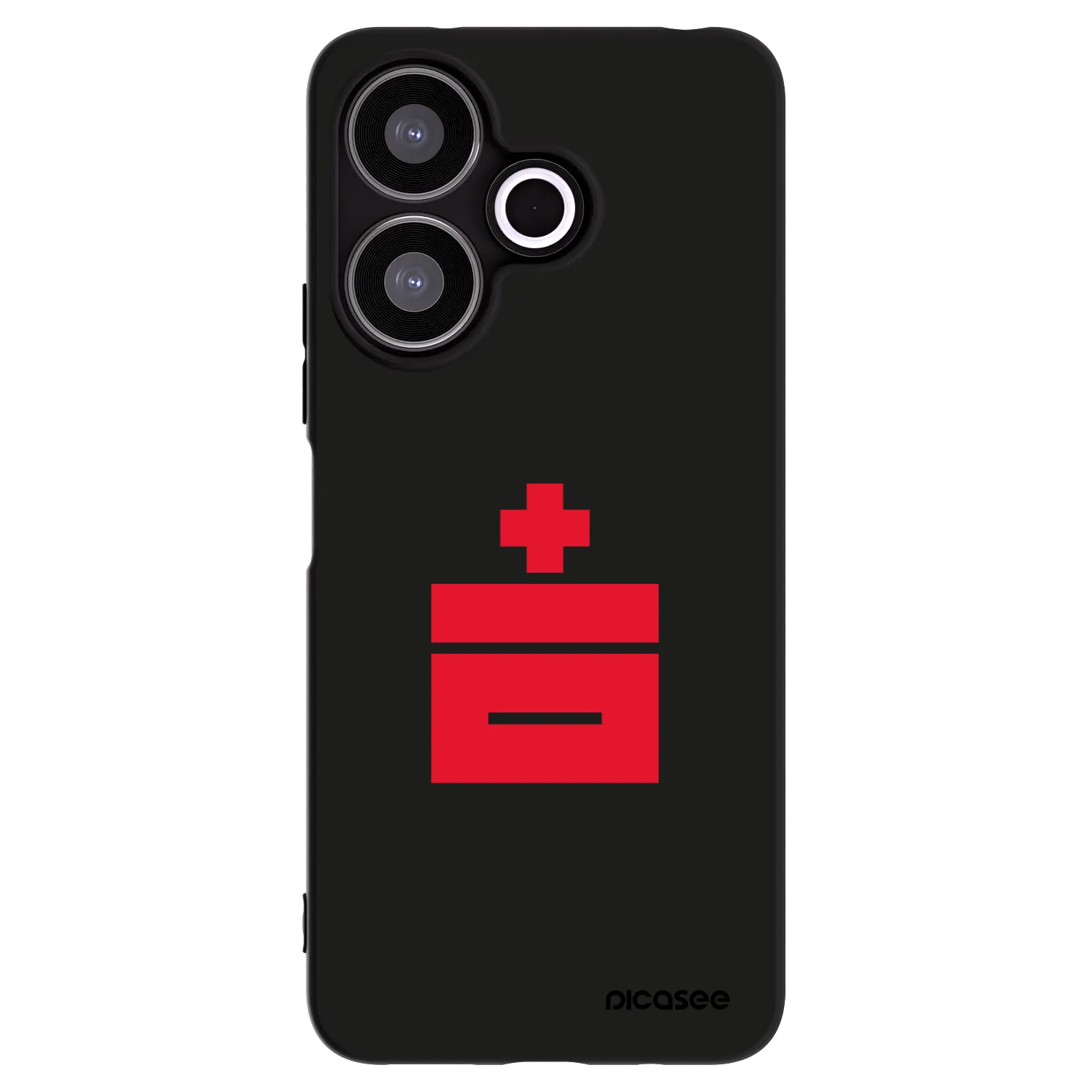 Picasee husă neagră din silicon pentru Xiaomi Redmi 13 4G - Le Plastenciaga