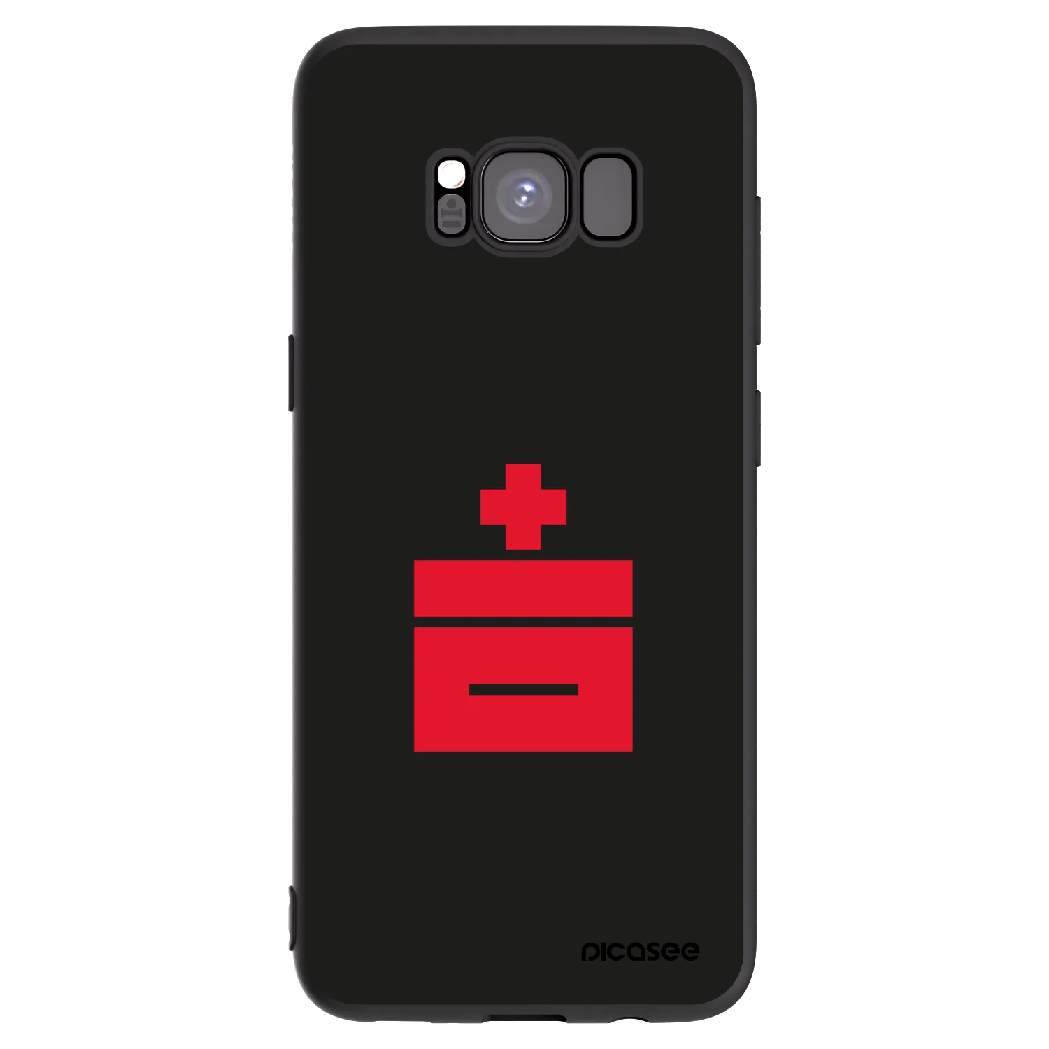 Picasee husă neagră din silicon pentru Samsung Galaxy S8 G950F - Le Plastenciaga