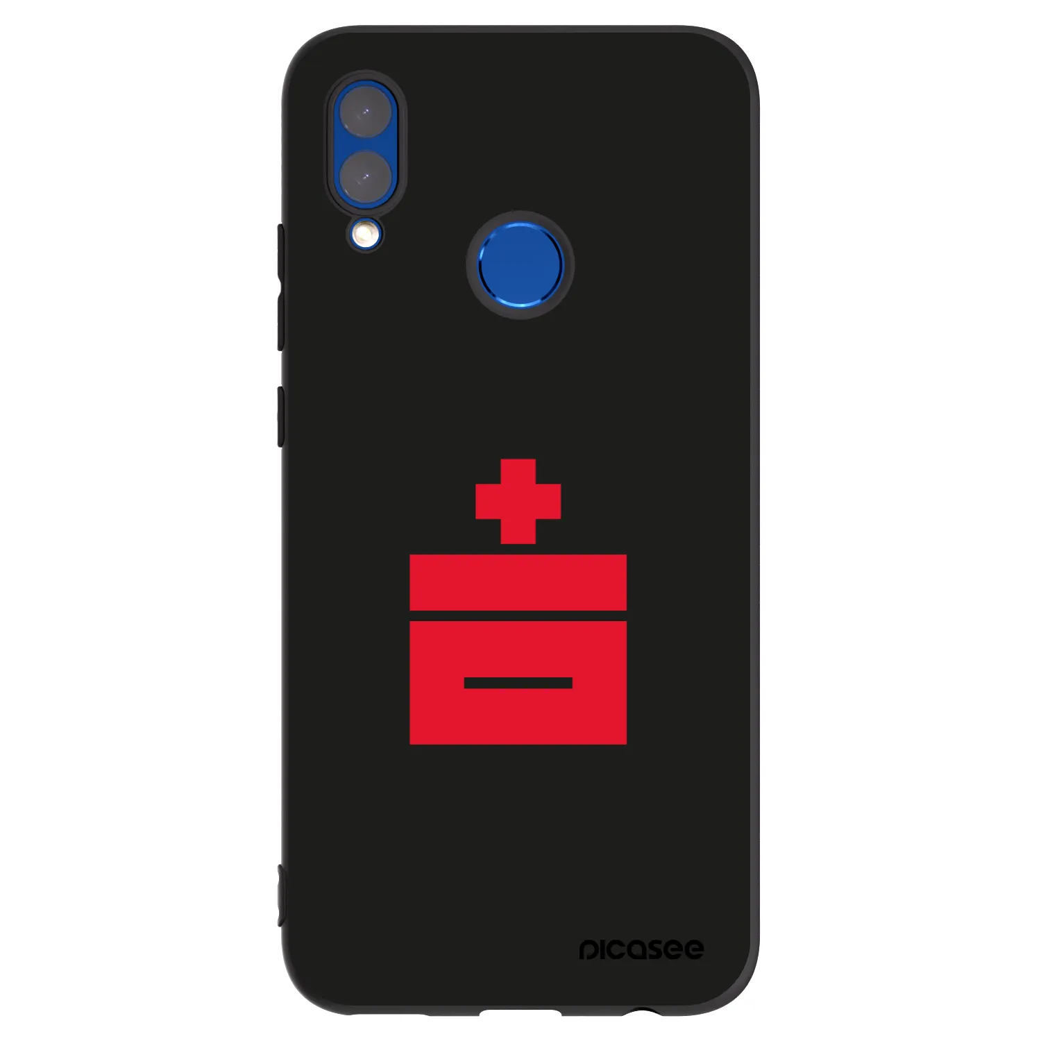 Picasee husă neagră din silicon pentru Huawei P Smart 2019 - Le Plastenciaga