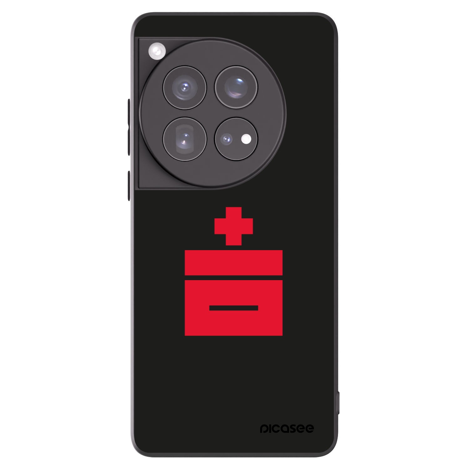 Picasee husă neagră din silicon pentru OnePlus 12 5G - Le Plastenciaga