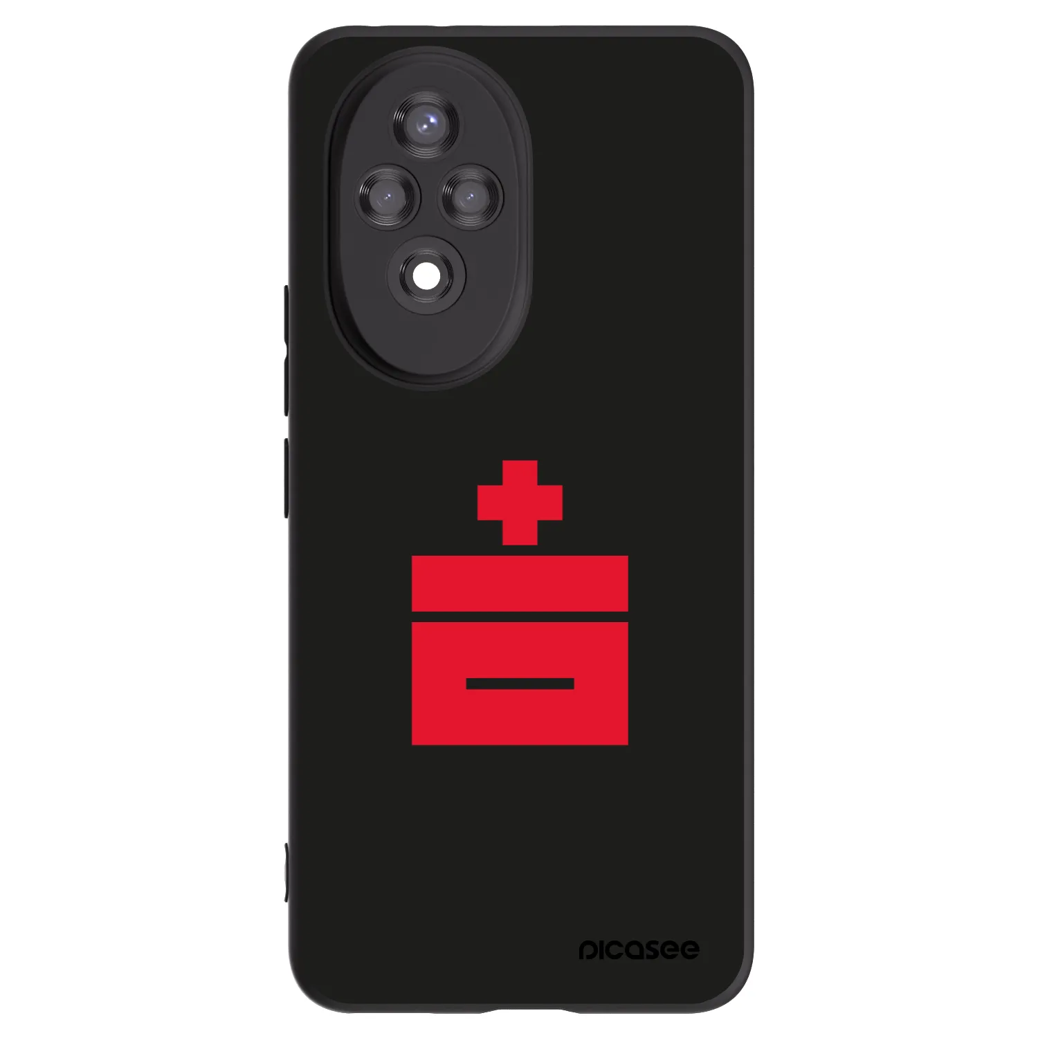 Picasee husă neagră din silicon pentru Honor 200 Pro 5G - Le Plastenciaga