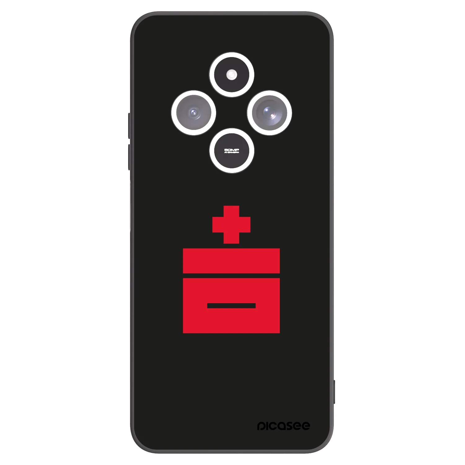 Picasee husă neagră din silicon pentru Xiaomi Redmi 14C - Le Plastenciaga