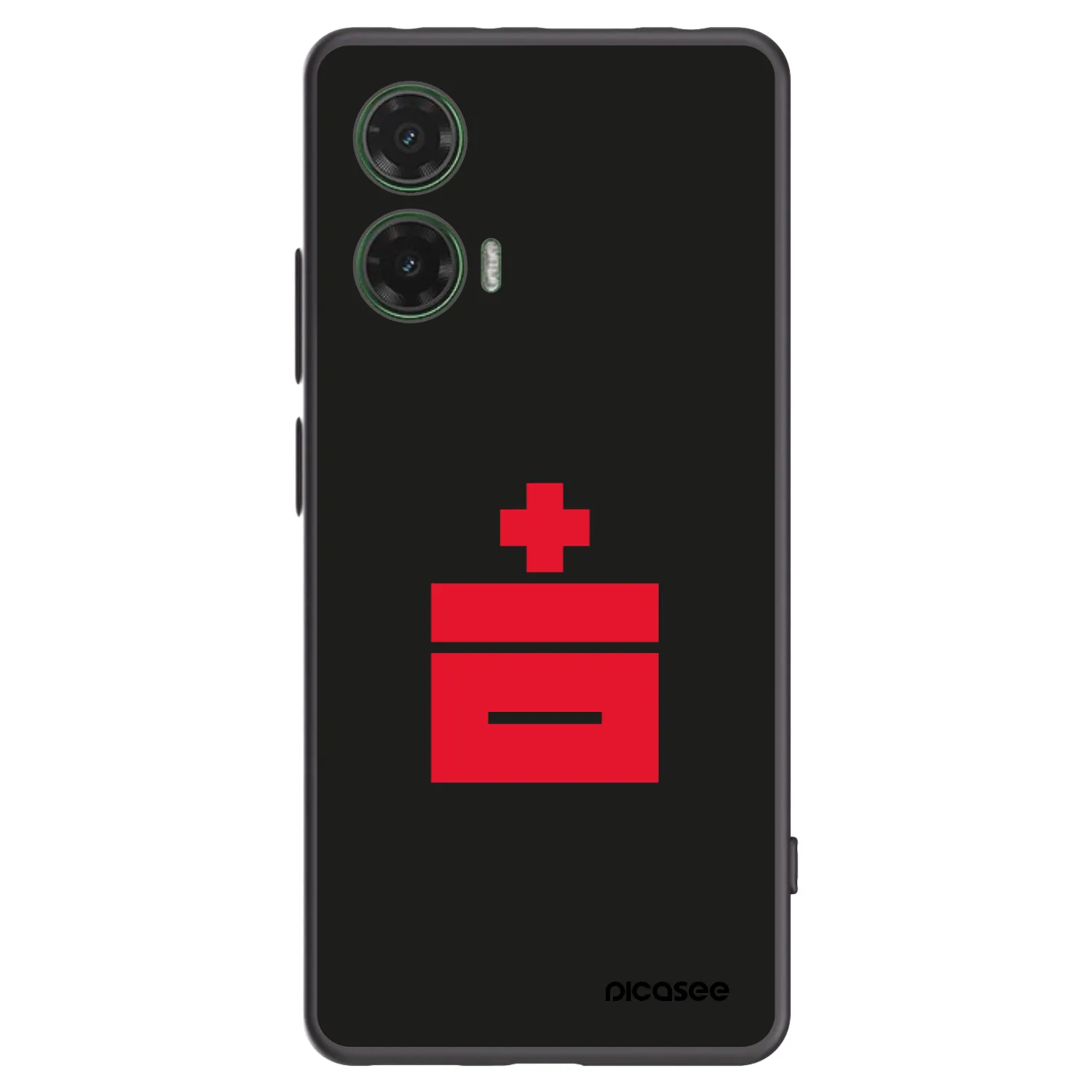 Picasee husă neagră din silicon pentru Motorola Moto G35 5G - Le Plastenciaga