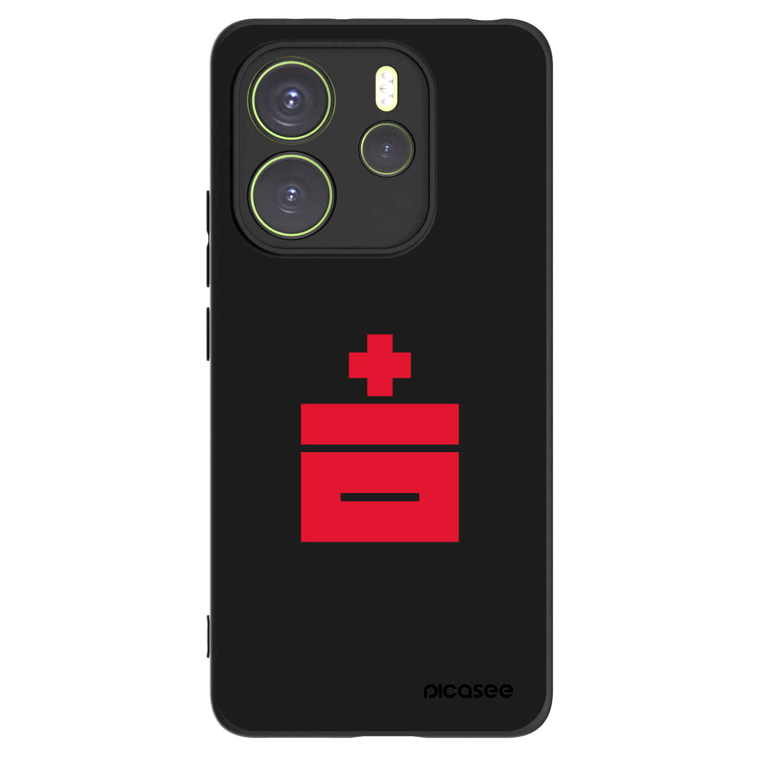 Picasee husă neagră din silicon pentru Xiaomi Redmi Note 14 4G - Le Plastenciaga