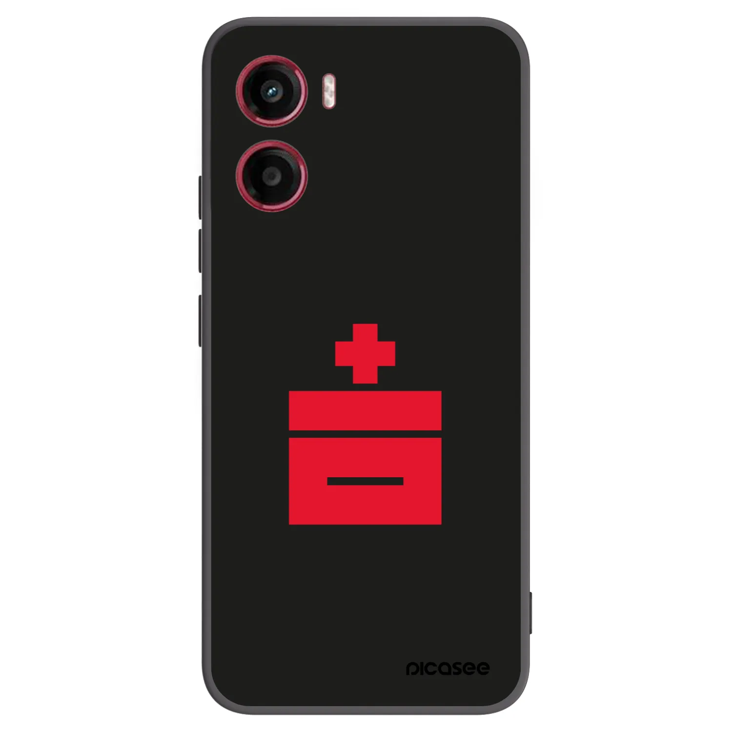 Picasee husă neagră din silicon pentru Motorola Moto G05 - Le Plastenciaga