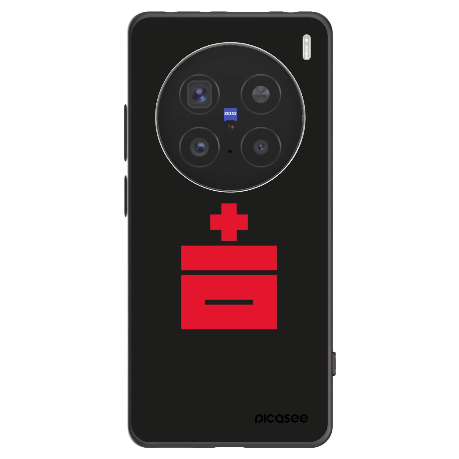 Picasee husă neagră din silicon pentru Vivo X200 Pro - Le Plastenciaga