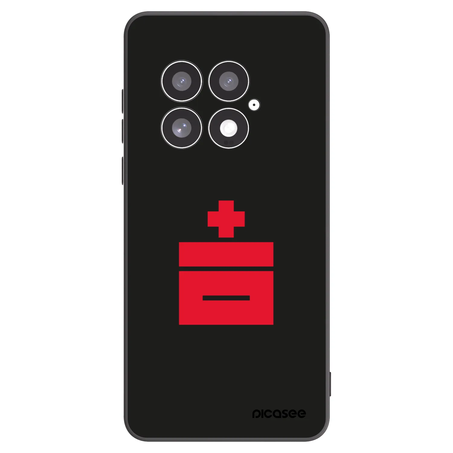 Picasee husă neagră din silicon pentru OnePlus 13 5G - Le Plastenciaga