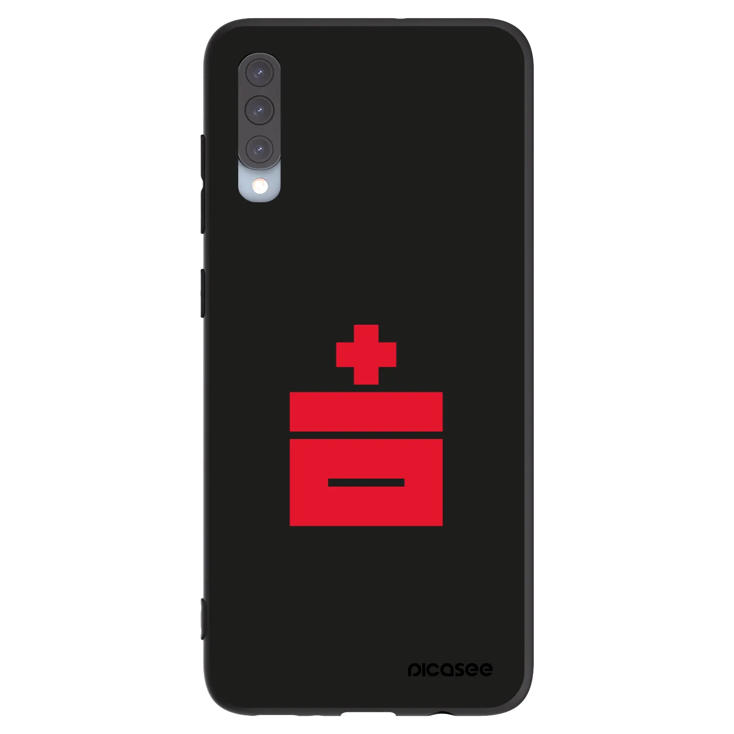 Picasee husă neagră din silicon pentru Samsung Galaxy A70 A705F - Le Plastenciaga