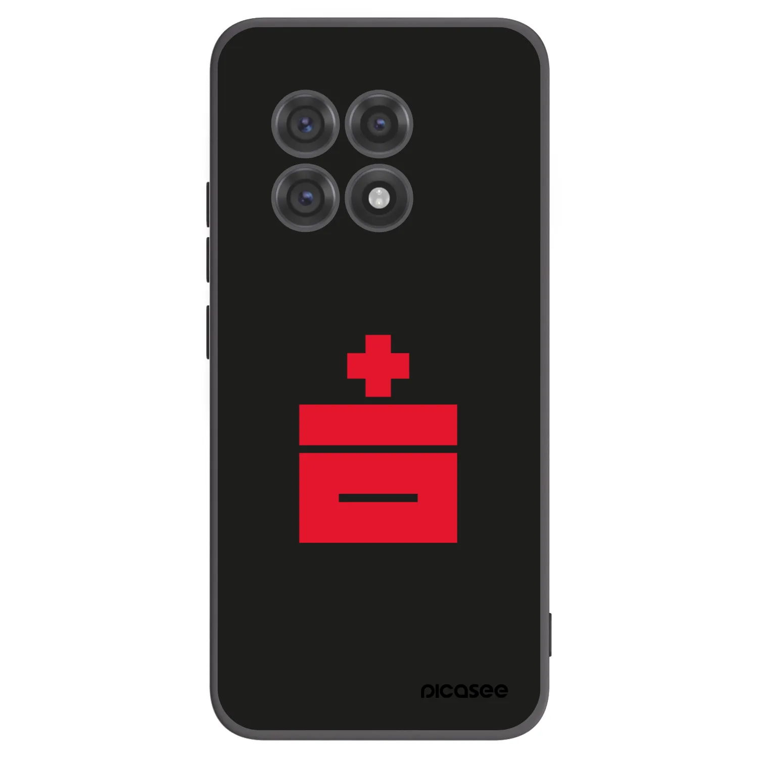 Picasee husă neagră din silicon pentru OnePlus 13R 5G - Le Plastenciaga