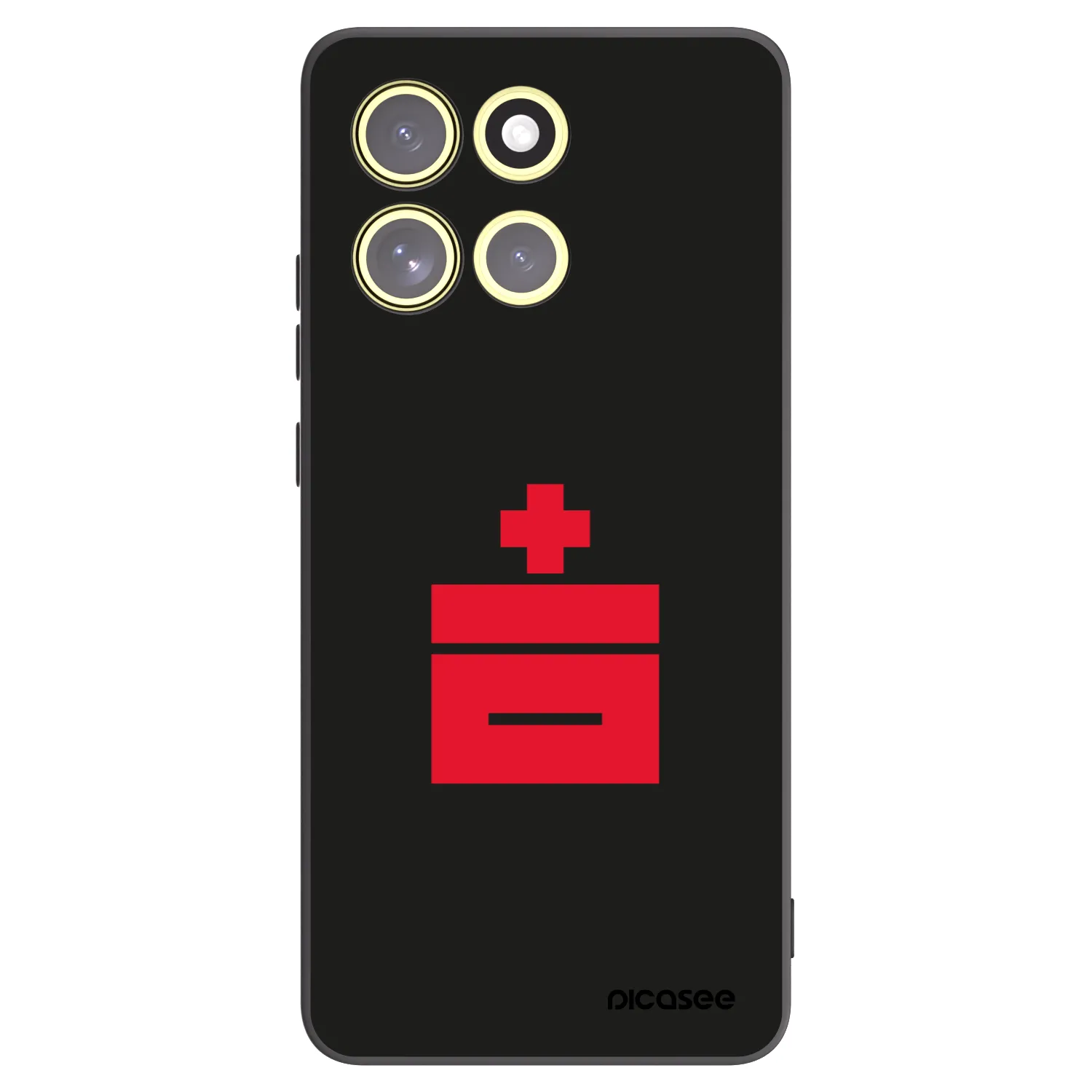 Picasee husă neagră din silicon pentru Motorola Moto G86 5G - Le Plastenciaga
