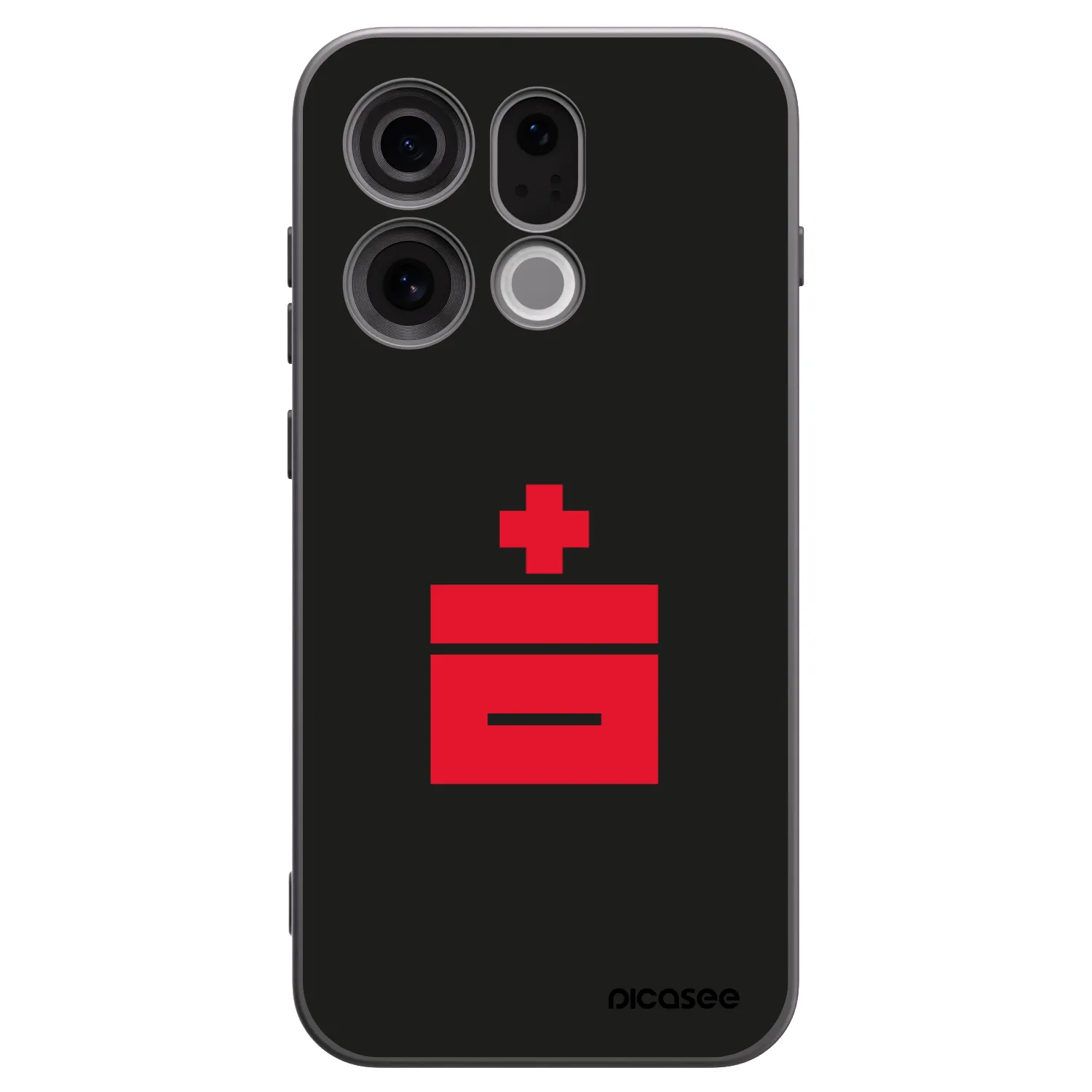 Picasee husă neagră din silicon pentru OPPO Find X9 - Le Plastenciaga