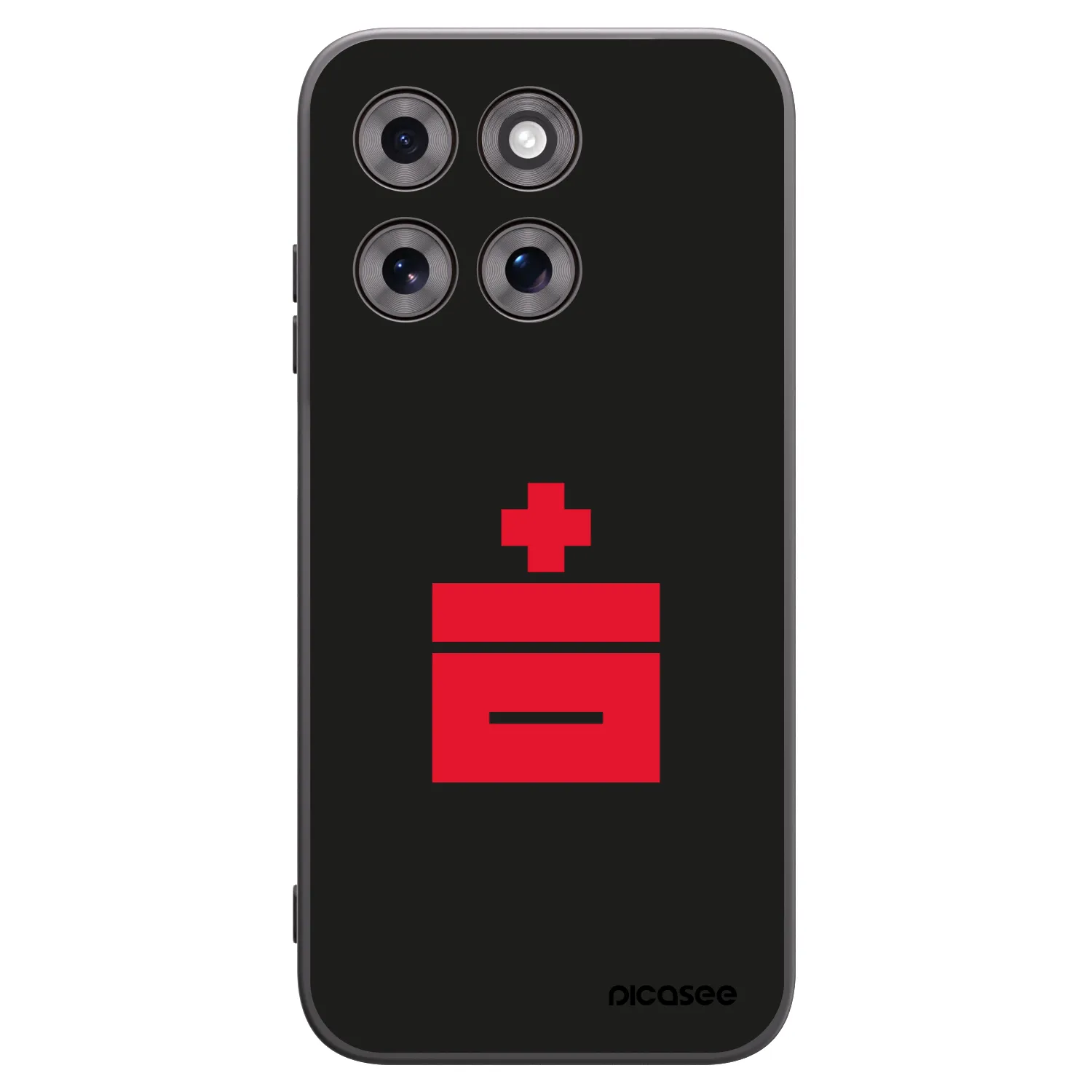 Picasee husă neagră din silicon pentru Motorola Moto G77 - Le Plastenciaga