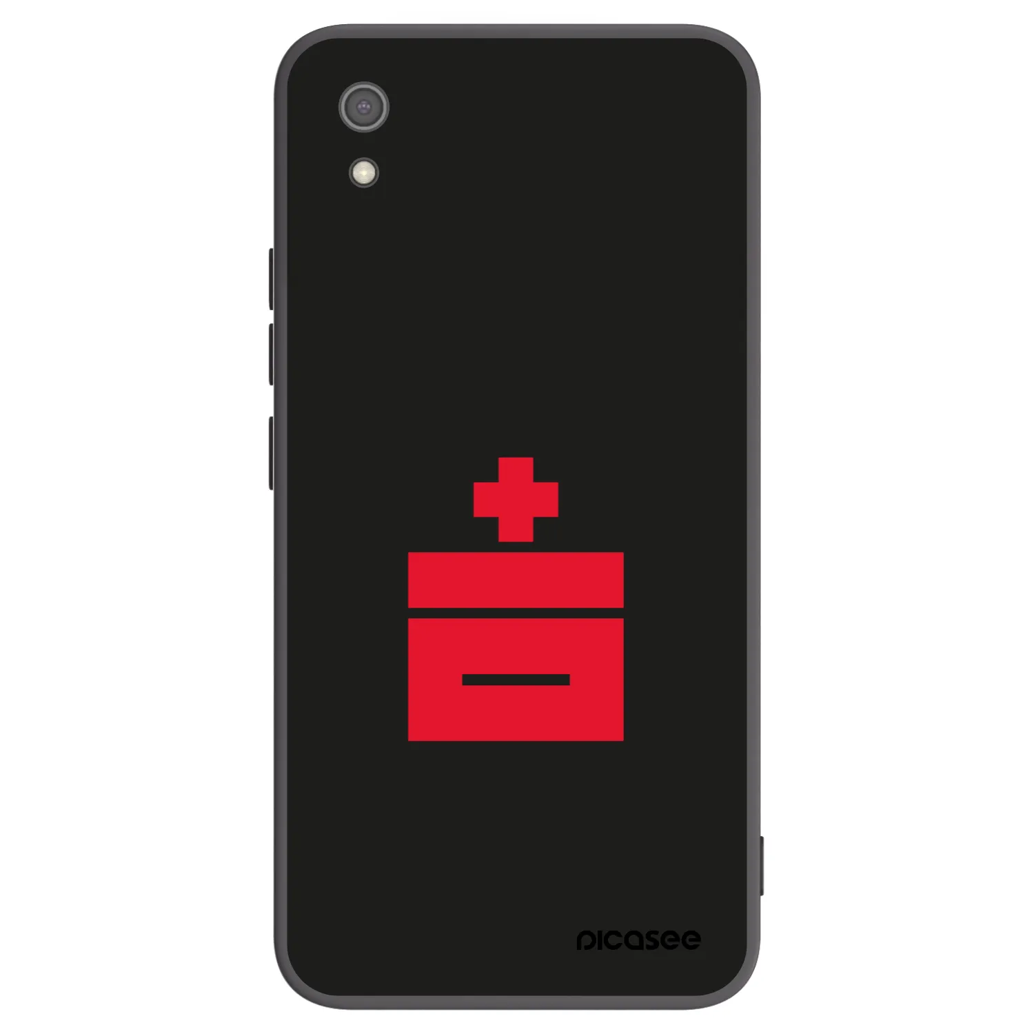 Picasee husă neagră din silicon pentru Xiaomi Redmi 7A - Le Plastenciaga