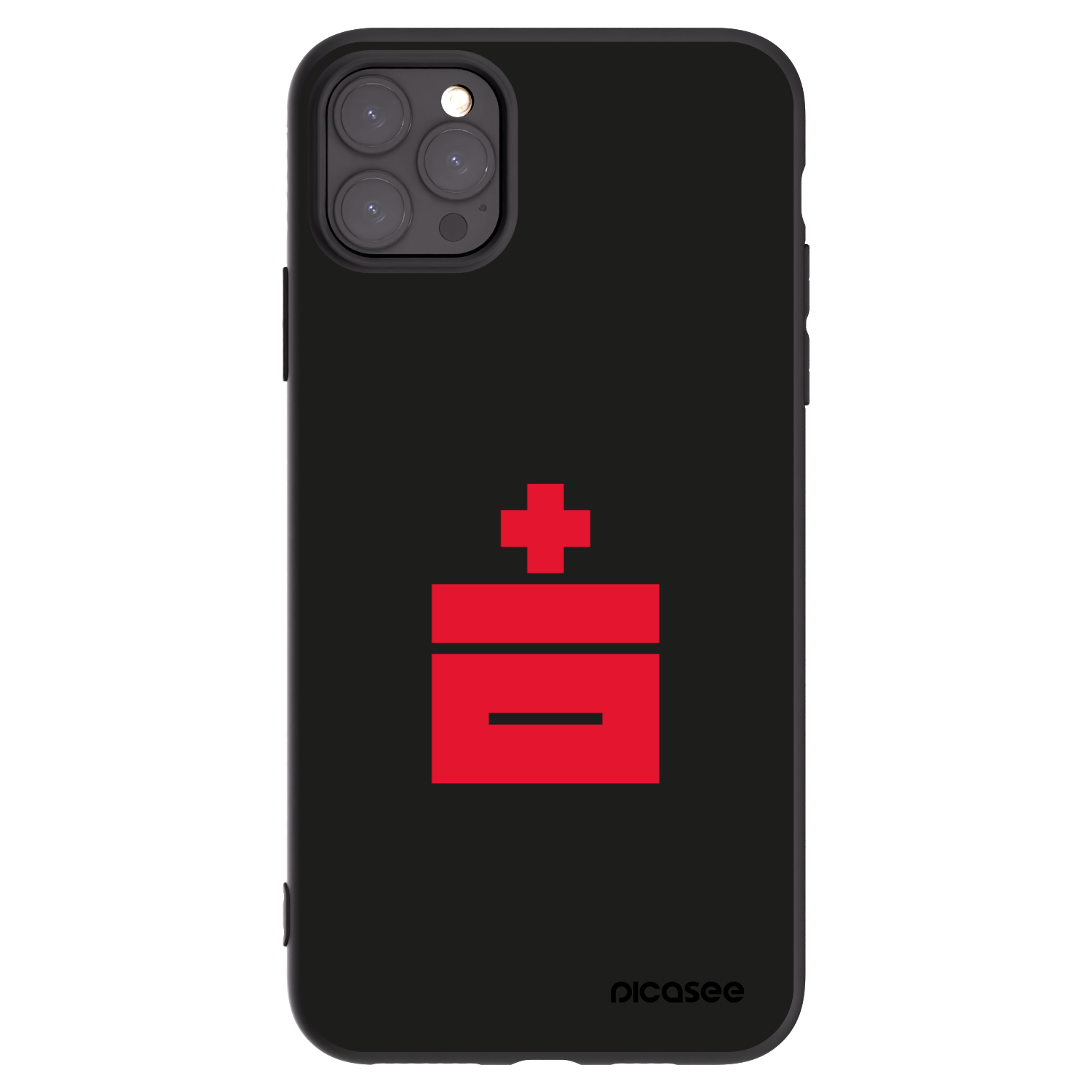Picasee husă neagră din silicon pentru Apple iPhone 11 Pro Max - Le Plastenciaga