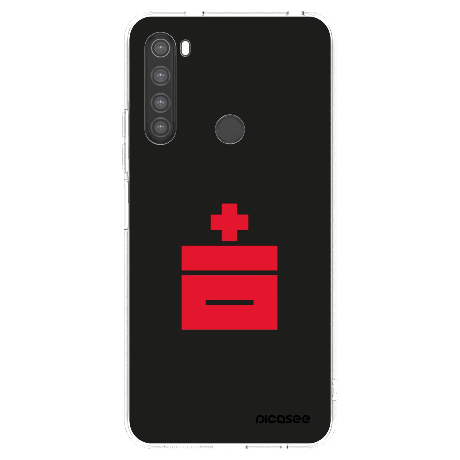 Picasee husă transparentă din silicon pentru Xiaomi Redmi Note 8 - Le Plastenciaga