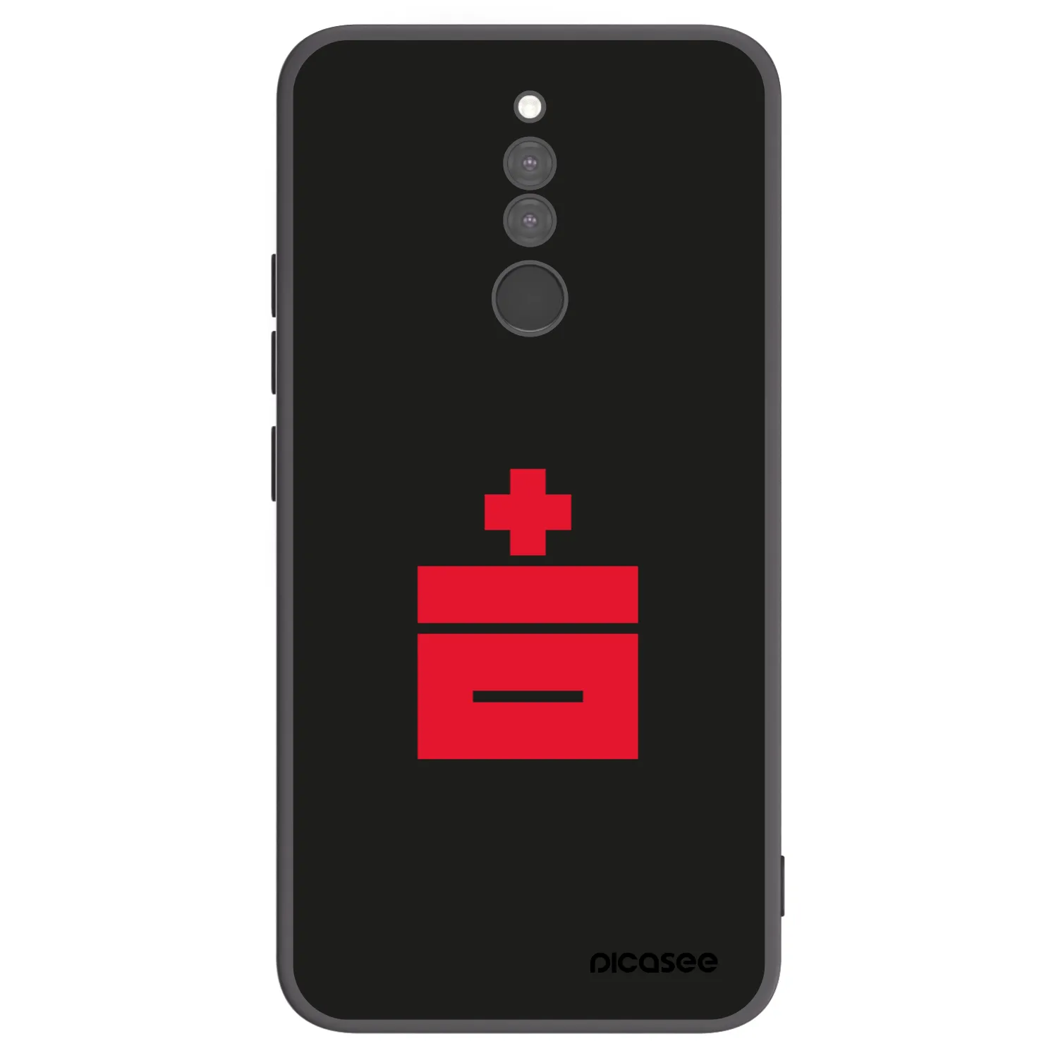 Picasee husă neagră din silicon pentru Xiaomi Redmi 8 - Le Plastenciaga