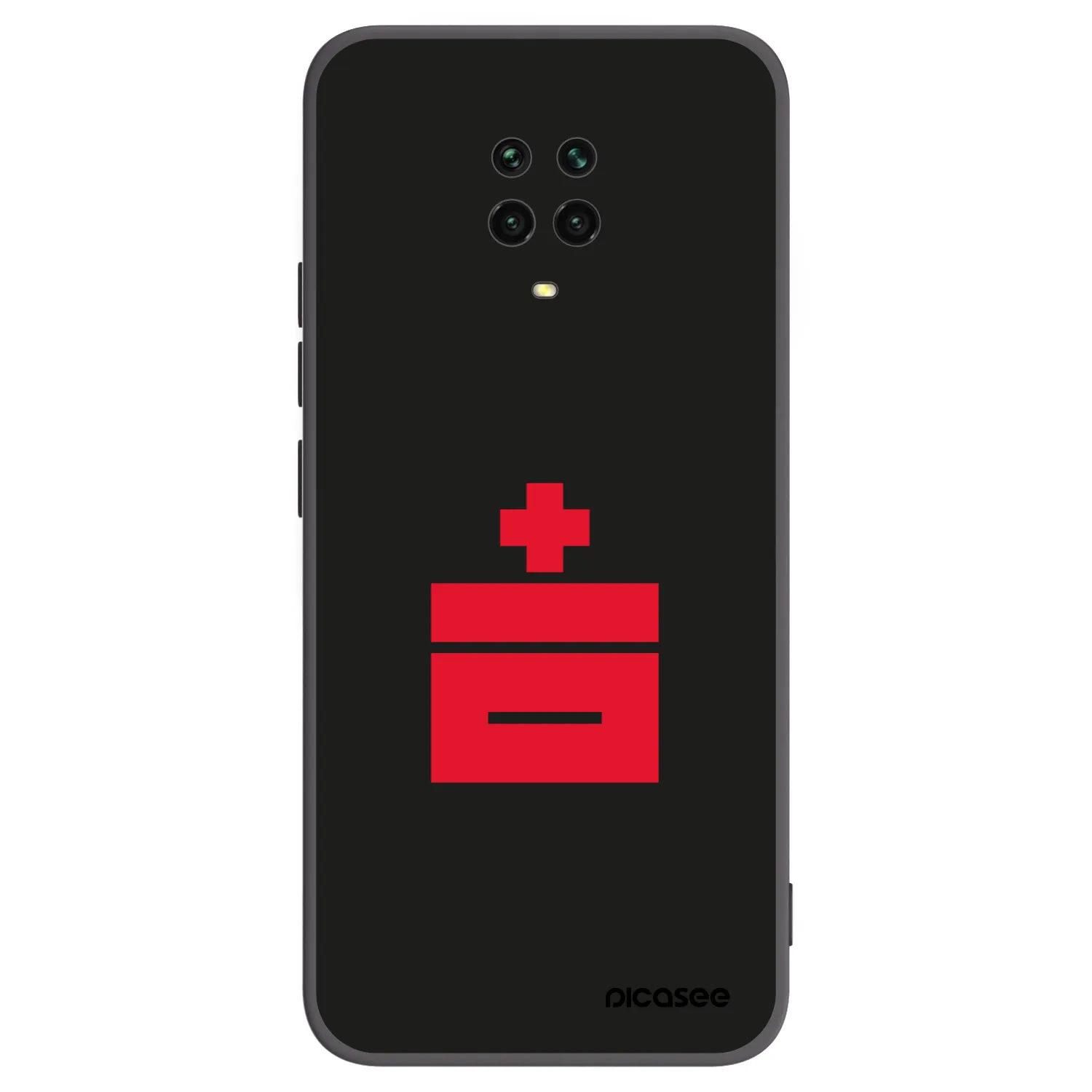 Picasee husă neagră din silicon pentru Xiaomi Redmi Note 9 Pro - Le Plastenciaga