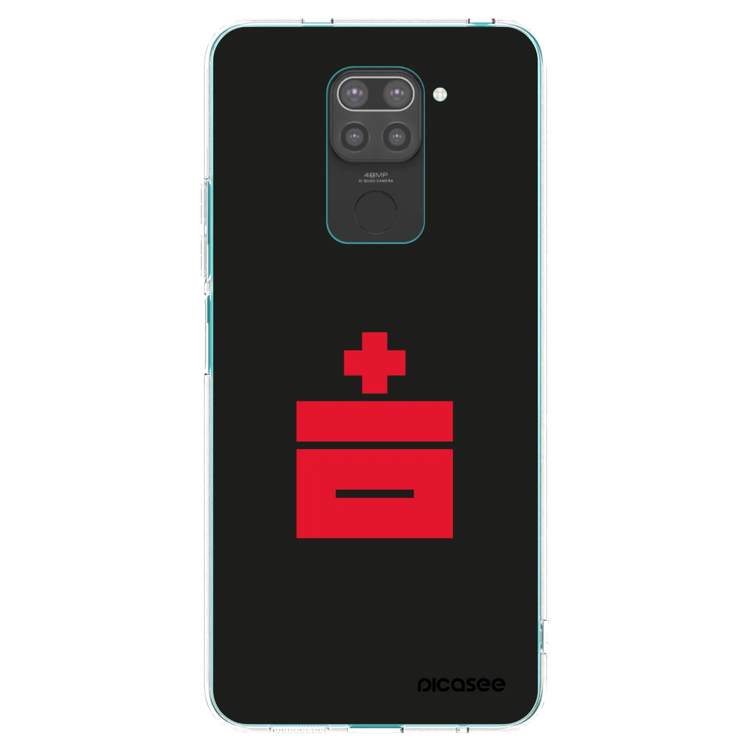 Picasee husă neagră din silicon pentru Xiaomi Redmi Note 9 - Le Plastenciaga