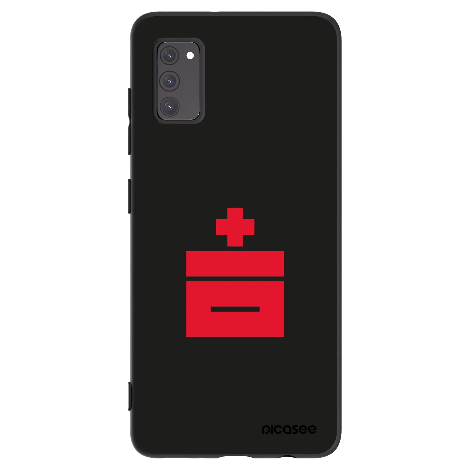 Picasee husă neagră din silicon pentru Samsung Galaxy A41 A415F - Le Plastenciaga