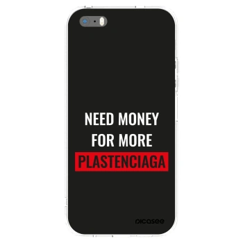 Picasee husă transparentă din silicon pentru Apple iPhone 5/5S/SE - More PLASTENCIAGA