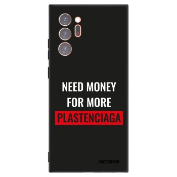 Picasee husă neagră din silicon pentru Samsung Galaxy Note 20 Ultra - More PLASTENCIAGA