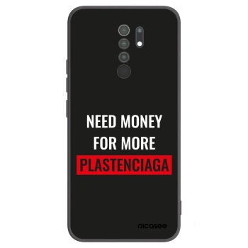 Picasee husă neagră din silicon pentru Xiaomi Redmi 9 - More PLASTENCIAGA