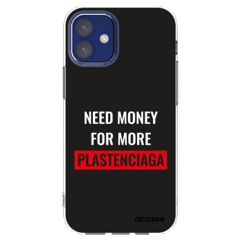 Picasee husă transparentă din silicon pentru Apple iPhone 12 mini - More PLASTENCIAGA