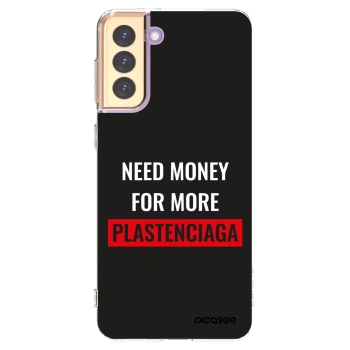 Picasee husă transparentă din silicon pentru Samsung Galaxy S21+ 5G G996F - More PLASTENCIAGA