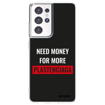 Picasee husă transparentă din silicon pentru Samsung Galaxy S21 Ultra 5G G998B - More PLASTENCIAGA