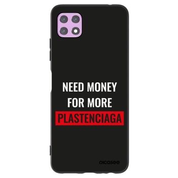 Picasee husă neagră din silicon pentru Samsung Galaxy A22 A226B 5G - More PLASTENCIAGA