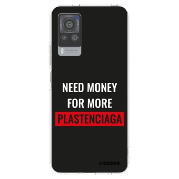 Picasee husă transparentă din silicon pentru Vivo X60 Pro 5G - More PLASTENCIAGA