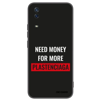 Picasee husă neagră din silicon pentru Vivo Y11s - More PLASTENCIAGA
