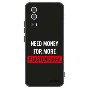 Picasee husă neagră din silicon pentru Vivo Y72 5G - More PLASTENCIAGA