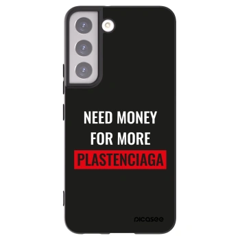 Picasee husă neagră din silicon pentru Samsung Galaxy S22 5G - More PLASTENCIAGA
