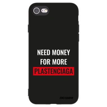 Picasee husă neagră din silicon pentru Apple iPhone SE 2022 - More PLASTENCIAGA