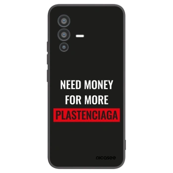 Picasee husă neagră din silicon pentru Vivo V23 5G - More PLASTENCIAGA