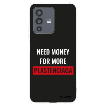 Picasee husă transparentă din silicon pentru Vivo V23 5G - More PLASTENCIAGA