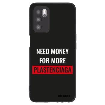 Picasee husă neagră din silicon pentru OPPO A16 - More PLASTENCIAGA
