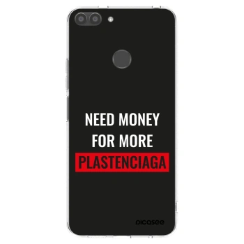 Picasee husă transparentă din silicon pentru Huawei P Smart - More PLASTENCIAGA