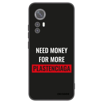 Picasee husă neagră din silicon pentru Xiaomi 12X - More PLASTENCIAGA