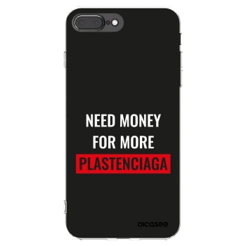 Picasee husă transparentă din silicon pentru Apple iPhone 8 Plus - More PLASTENCIAGA
