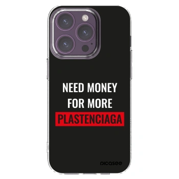 Picasee husă transparentă din silicon pentru Apple iPhone 14 Pro - More PLASTENCIAGA