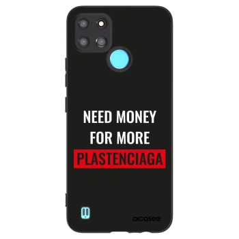 Picasee husă neagră din silicon pentru Realme C21Y - More PLASTENCIAGA