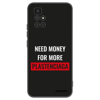 Picasee husă neagră din silicon pentru Xiaomi Redmi 10 (2022) - More PLASTENCIAGA